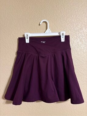 PacSun Deep Plum Skater Skirt